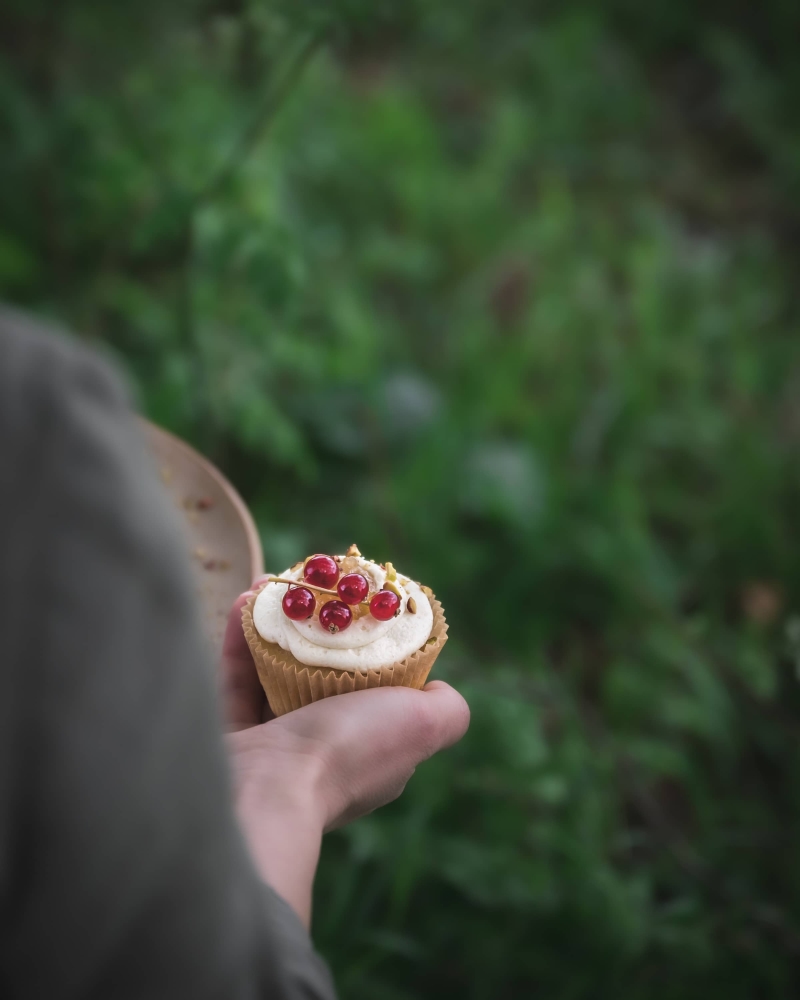 Hand Holding Cupcake Kate Friedman Appetizing Aperture Food Photography Steamboat Springs Colorado