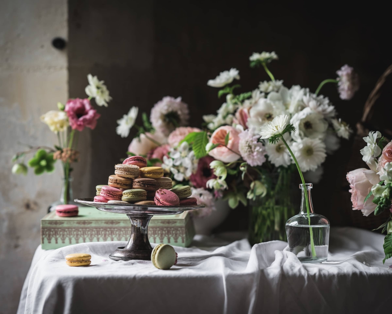 Macarons French Table Setting Kate Friedman Appetizing Aperture Food Photography Steamboat Springs Colorado